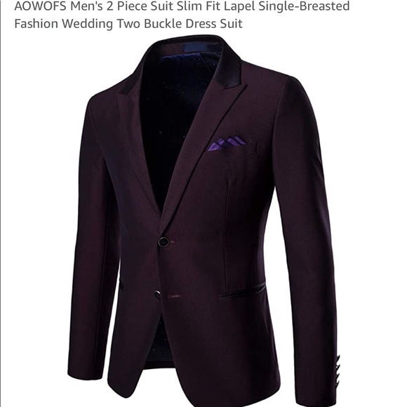 BNWT Men's 2 Piece Suit Slim Fit - Picture 2 of 8